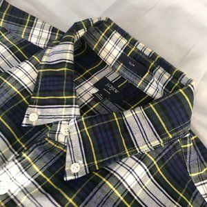 Men's J.Crew Tartan Plaid Oxford XL Slim Fit
